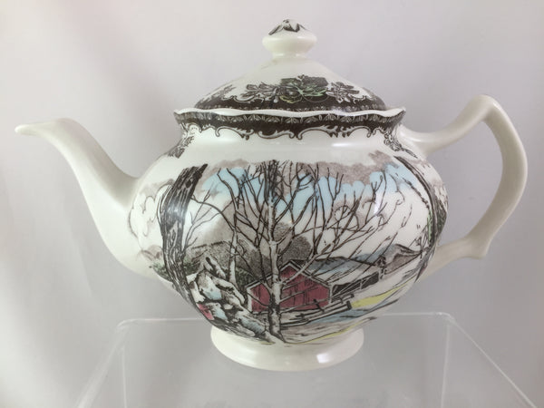 Johnson Brothers Friendly Village Teapot outlet and Canisters