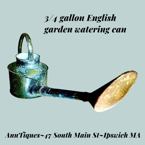 Garden Watering Can, 3/4 gallon, English