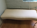 Vintage Bench with Curved Brass Legs SOLD