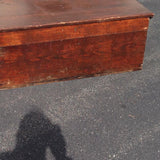 Antique Hinged Top Seaman's Chest SOLD