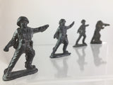 Pewter Toy Soldiers, Set of 4  SOLD