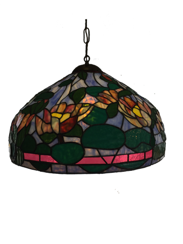 Stained Glass Hanging Lamp SOLD