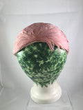 Hat Pink Feather Headpiece