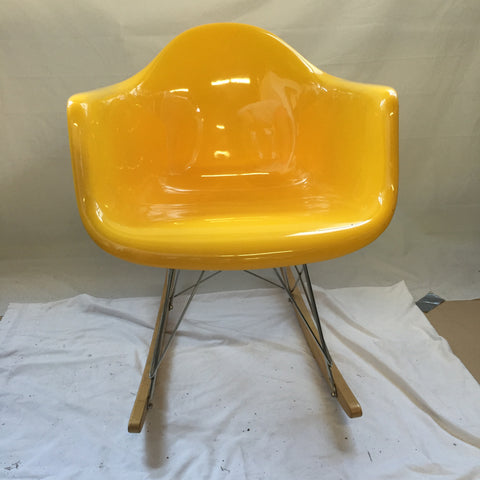 Furniture  MidCentury Eames Style Rocking Chair SOLD