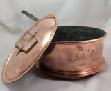 David Anderson Copper Covered Sauce Pot also Double Boiler Top   SOLD