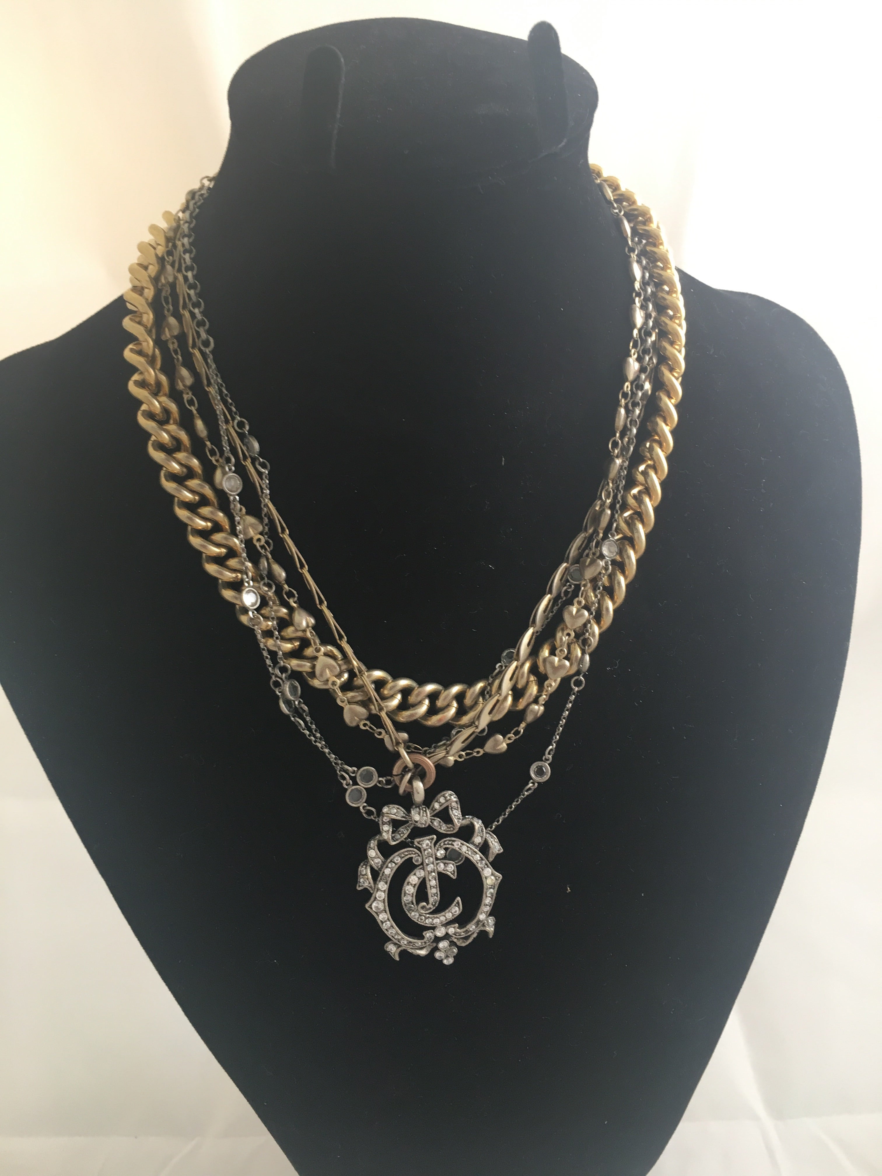 Juicy Couture, Jewelry, Juicy Couture Necklace And Earrings